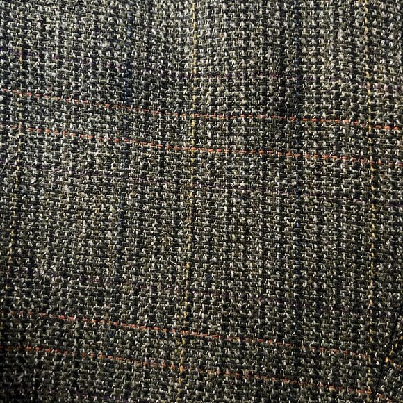 Haggar Blazer Men/Women Green Multi wool blend tweed Women size 10 button close - Picture 5 of 7